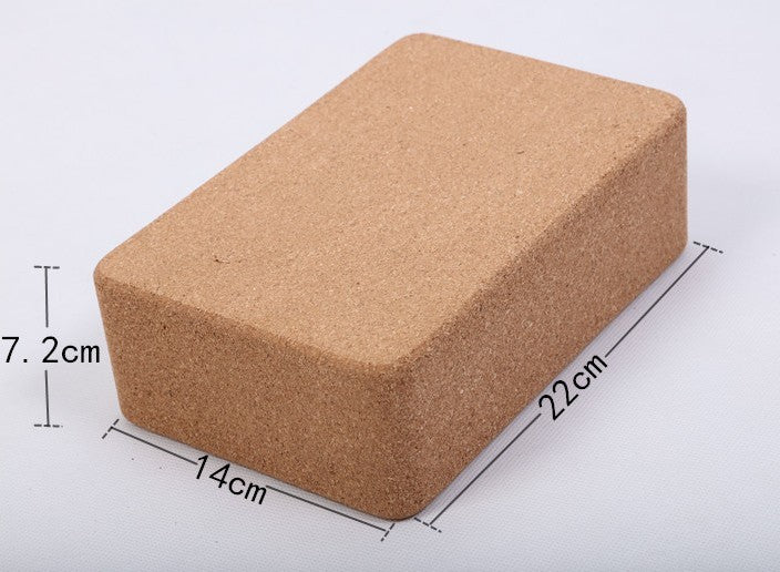 Cork yoga bricks, high density yoga brick