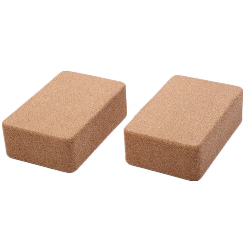 Cork yoga bricks, high density yoga brick