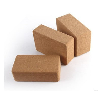 Cork yoga bricks, high density yoga brick