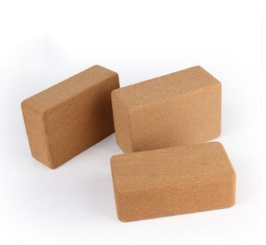 Cork yoga bricks, high density yoga brick