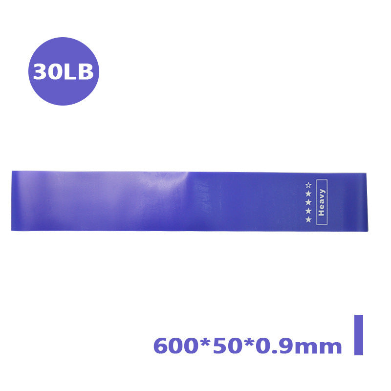 TPE Gradient Blue Yoga Squat Hip Resistance Band