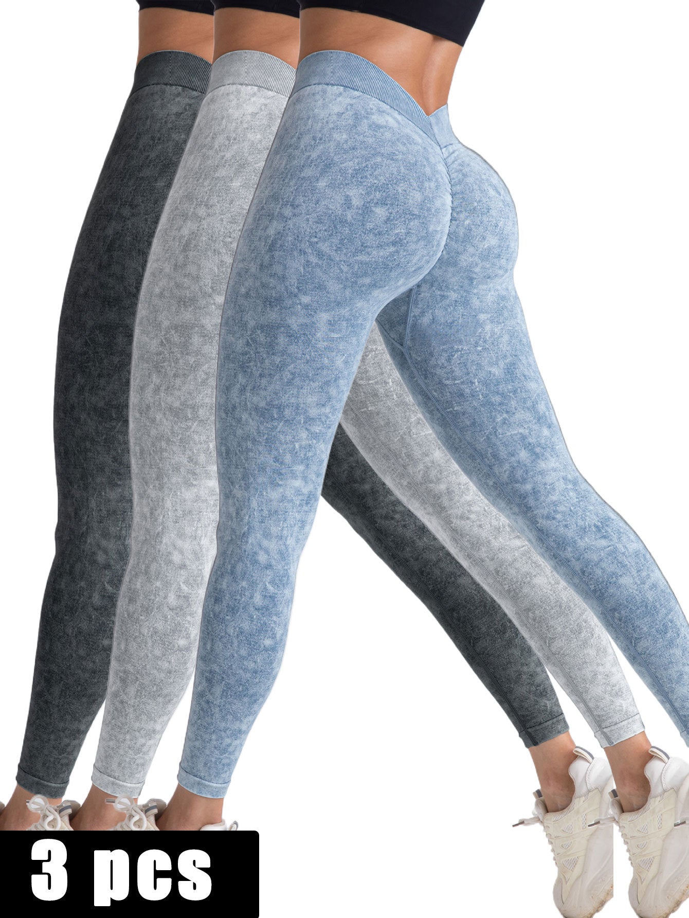 Workout Leggings, Women Seamless Gym Yoga Leggings
