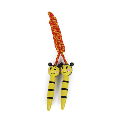 Cartoon Wooden Handle  Jumping Rope