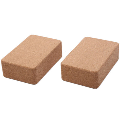 Cork yoga bricks, high density yoga brick