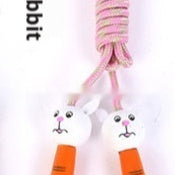 Cartoon Wooden Handle  Jumping Rope