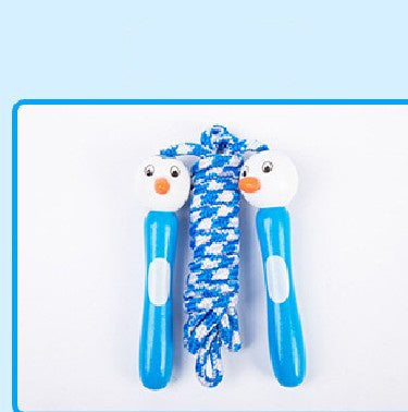 Cartoon Wooden Handle  Jumping Rope
