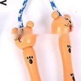 Cartoon Wooden Handle  Jumping Rope