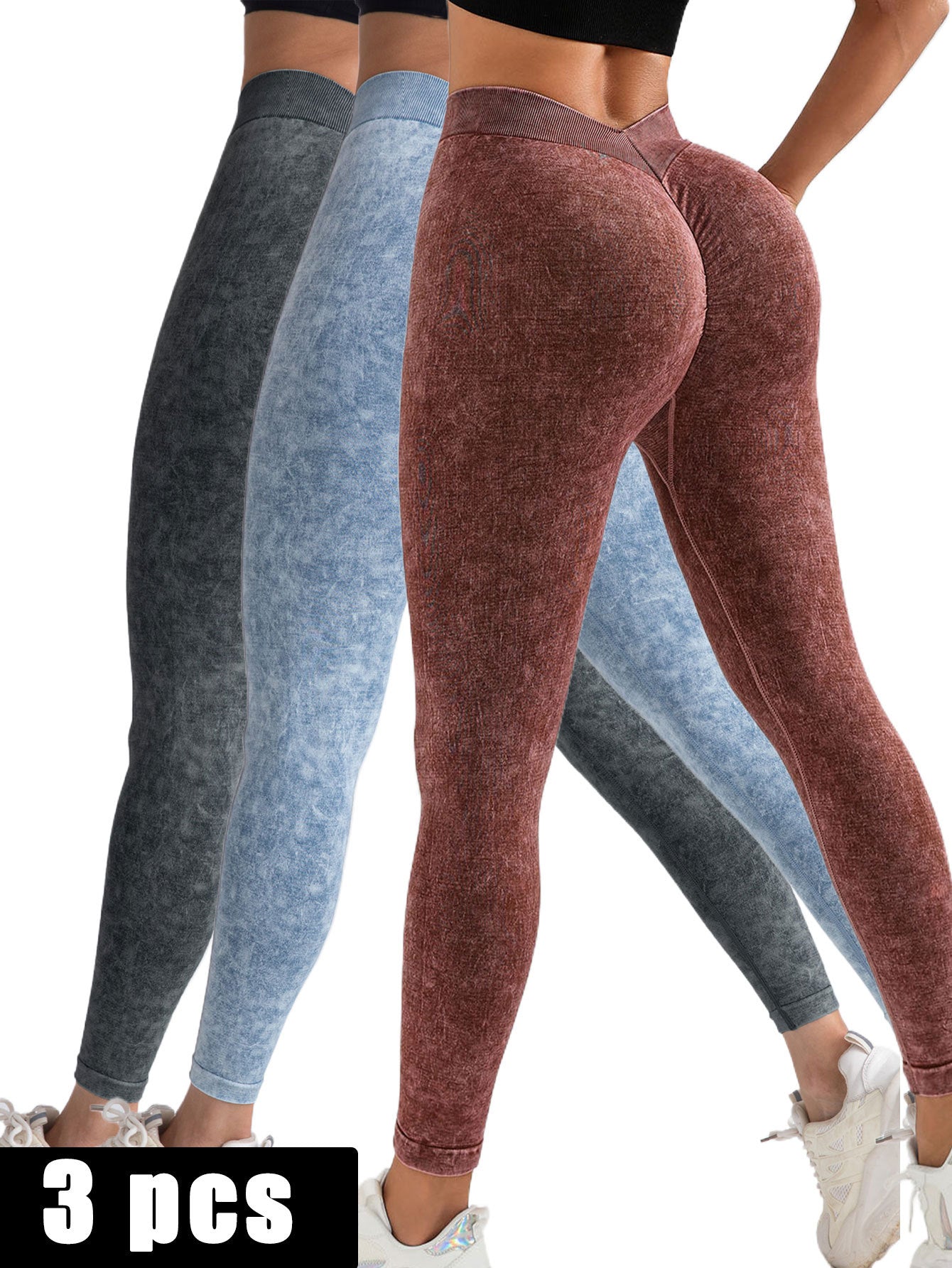 Workout Leggings, Women Seamless Gym Yoga Leggings
