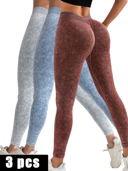 Workout Leggings, Women Seamless Gym Yoga Leggings